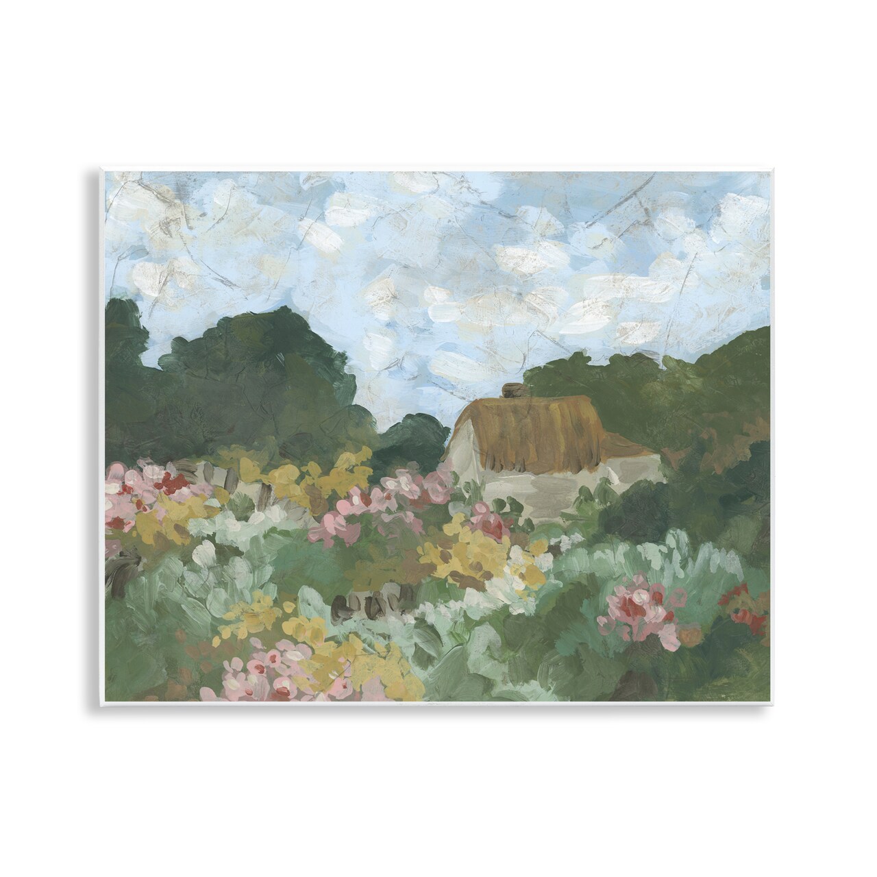 Stupell Industries Cotswold Cottage View Wall Plaque By June Erica Vess